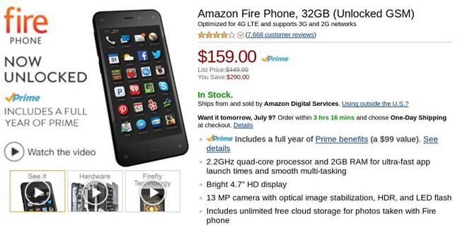Fotografía - [Alerta Trato] Amazon está ofreciendo el fuego Teléfono Por Sólo $ 160 hoy (año completo de primer incluido), es perfecto para la próxima semana el primer día de venta